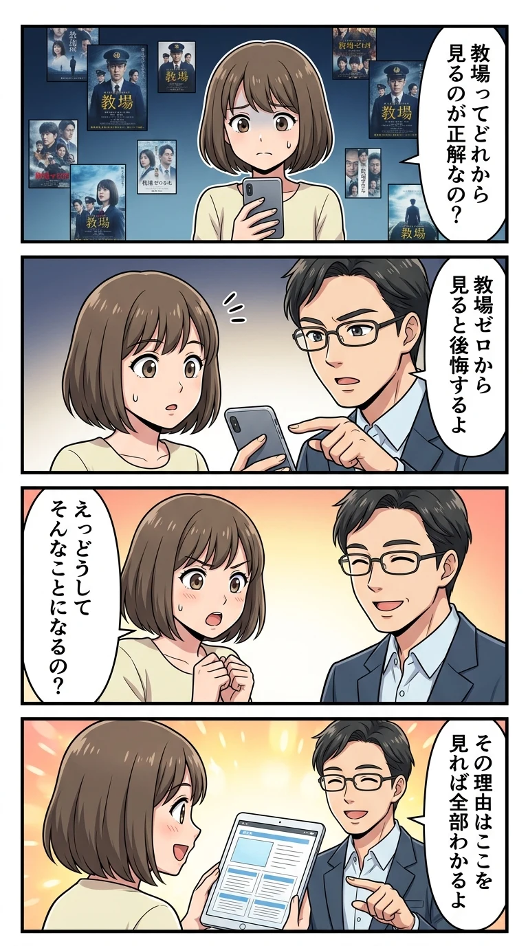 木村拓哉 教場 見る順番