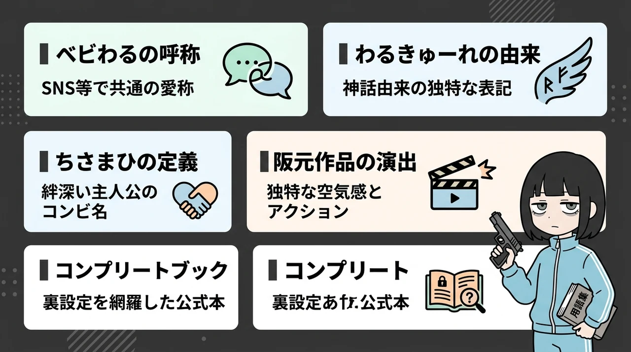 「ベイビー わるきゅーれ」基本用語集と作品の愛称